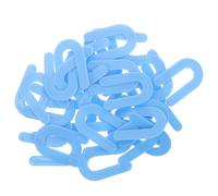 HORIALENCE Cales de Nivellement Carrelage U Forme Fer à Cheval 1/16 Pouce Plastique Bleu 100 Pièces Système Croisillons Autonivelant Outillage Carreleur pour Pose Sols Sols Carrelés
