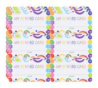 HORIALENCE Cartes de Récompense Perforées Multifonctions 150 Pièces 5x9 Cm pour Enseignants et Élèves, Outils Pédagogiques pour Motivation Scolaire en Classe et Suivi des Progrès