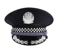 HORIALENCE Chapeau de chef de train : Casquette de conducteur de train - Accessoire d'uniforme de chef de - Casquette de costume d'ingénieur - Articles de fête sur le thème du chemin de
