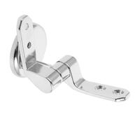 HORIALENCE Charnière pour Montage pour Toilettes Alliage Argenté D'aluminium en Facile à Installer, Ensemble Remplacement 1 Set de de Siège de Wc