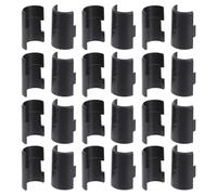 HORIALENCE Clips de Fixation pour Étagères en Plastique Aps 25 MM Lot de 60 Pièces Clips pour Supports Métalliques Accessoires de Serrage Antidérapants pour Étagères Filaires Utilisation