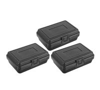 HORIALENCE Coffret à Outils Rigide 3 pièces : Organiseur de mécanique étanche et Antichoc avec Fermeture à Boucle - Boîte de Transport protectrice pour Petits Outils et équipements, 16 x 12 x 6