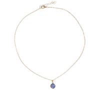 HORIALENCE Collier Chaîne de Protection Turque Œil Maléfique Bleu Pendentif en Alliage Style Unique et Élégant pour Décorer Votre Espace Intérieur ou Voiture