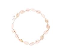 HORIALENCE Collier de Coquille Fait Main pour Femmes Style Hawaïen Fil Blanc Élégant pour Plage et Fête