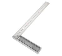 HORIALENCE Équerre de Charpentier en Acier Inoxydable 300 Mm Épaisseur Renforcée, Règle de Menuiserie pour Travail du Bois, Outil de Mesure Précis pour Construction et Bricolage