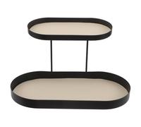 HORIALENCE Étagère d'angle pour Meuble-lavabo, Organisateur de comptoir de Salle de Bain à 2 Niveaux pour Soins de la Peau, Rangement et Organisation pour comptoir de Salle de Bain et Cuisine,