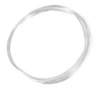 HORIALENCE Fil Métallique Argenté pour Bijoux Fil de Bracelet et Collier Électroplaqué pour Créations Raffinées et Détaillées