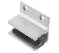 HORIALENCE Guide Inférieur pour Porte de Coulissante Verre Butée Fixe Inoxydable Guide Plancher pour Salle de Bains Installation Facile et Ajustable Compatible avec Portes Coulissantes