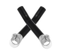 HORIALENCE Guidon de Vélo Secondaire Noir en Métal, Prise Antidérapante Wet | Positions de Mains Alternées, Contrôle Accru, pour Vtt et Hybrides, Lot de 1 Paire