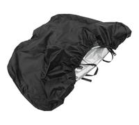 HORIALENCE Housse Légère Protection Bandes Élastiques Ajustables Imperméable en Tissu Oxford Noir pour Foot pour Usage Intérieur et Extérieur et Extérieur