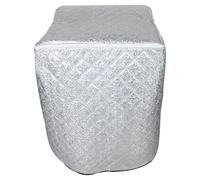 HORIALENCE Housse pour lave-linge et sèche-linge - Housse imperméable avec fermeture éclair pour l'extérieur - Protection intégrale contre la poussière et les intempéries - Fermeture
