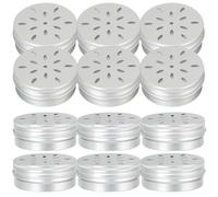 HORIALENCE Kit de Dressage Olfactif pour Chiens 12pcs, Récipients en Aluminium 60ml Couvercles Percés Accessoire de Dressage pour Malinois et Bergers Allemands, Amélioration des Capacités