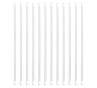 HORIALENCE Lot de 12 barres de suspension pour dossiers suspendus - Barres métalliques robustes de 32,5 cm (12,8 pouces) pour système de suspension de documents, classeurs et dossiers - Bureau,