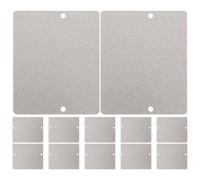 HORIALENCE Lot de 12 feuilles de mica universelles pour micro-ondes, fours et grille-pain - Découpables facilement sur mesure.