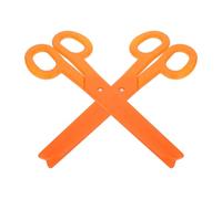 HORIALENCE Lot de 2 Grands Ciseaux en Plastique - Ciseaux de Clown géants décoratifs - Accessoires de théâtre pour Halloween, Carnaval, déguisements, Spectacles et Jeux de rôle