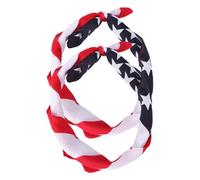 HORIALENCE Lot De 2 Petits Foulards Carrés Imprimés Drapeau National -Têtes Couvre-Cheveux Bandanas Pour Femmes Foulards Carrés Tendance Foulards Pour Femmes Tissu Bandana