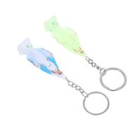 HORIALENCE Lot de 2 Porte-Clés Ornement Mary en Acier Inoxydable et Plastique Couleur Multicolore et Phosphorescent Accessoires Décoratifs pour Clés et Paquet Présent pour Femmes et