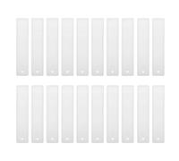 HORIALENCE Lot de 20 petits conteneurs de rangement transparents pour lames - Boîte de rangement pour fournitures de loisirs créatifs - Porte-lames de rechange - Coffret pour composants de projets de
