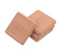 HORIALENCE Lot de 4 boîtes à sucre roux en terre cuite - Disques adoucissants réutilisables pour sucre roux - Humidificateur et disque d'humidité pour épices, café, grains de café, boîtes à
