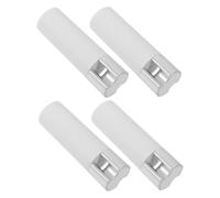 HORIALENCE Lot De 4 Embouts De Tirage pour Cordon De Store Poignée en Plastique Design Simple Facile à Installer Accessoires pour Rideaux Verticaux Compatible Stores Enrouleurs Couleur Blanche