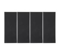 HORIALENCE Lot de 4 semelles antidérapantes pour chaussures à talons hauts - Semelles adhésives en silicone à motif ondulé pour chaussures à talons et bottes pour femmes