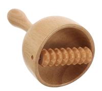 HORIALENCE Masseur Dos en Bois Forme Coupe Portable pour Massage Shiatsu Manuel, Compact et Léger, Adapté à Domicile et Salon de Beauté
