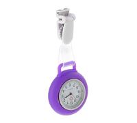 HORIALENCE Montre d'Infirmière Professionnelle à Clip Multifonction en Silicone Horloge Pratique pour Infirmières Accessoire de Soins Résistante et Travail Urgences