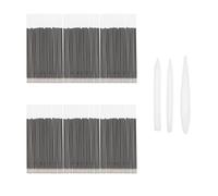 HORIALENCE Moule silicone crayon bille en résine époxy forme stylo noir 3pcs avec 50 recharges de stylos à bille pour bricolage familial