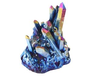 HORIALENCE Ornement en Grappe de Cristal Multicolore pour Décoration de Bureau, Poids 70g, Plusieurs Styles, Accessoire Pierre pour Pot de Fleurs, Usage DIY et Décoration de Plusieurs Styles