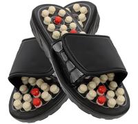 HORIALENCE Pantoufles D'acupression Confortables pour Homme et Femme, Semelle Reflexologie Plantaire en Pu et Eva, Soulagement et Détente des Pieds, Taille 38