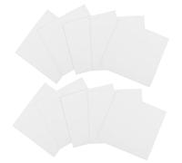 HORIALENCE Papier Joint en Fibre Céramique Ignifuge 50 Pièces Blanc Carré 80x80 Mm pour Four à Micro-Ondes et Poterie DIY Isolation Haute Température Usage Artisanal Cuisson Haute