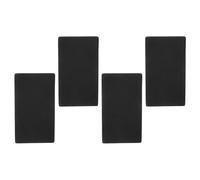 HORIALENCE Pierre de Test de Métaux 4 Pièces pour Bijoux en Argenté et Platine, Testeur Portable Précis pour Vérification D'or, pour Voyage et Débutants