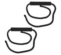 HORIALENCE Poignée de glacière avec éponge 1 Paire Noir en Nylon, Accessoire Frigo de Rechange, Prise Confortable, Usage Polyvalent, pour Camping et Pêche