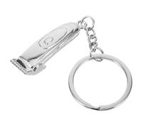 HORIALENCE Porte-clés Pendentif Tondeuse Métal Compact Original Homme Décoration Paquet à Dos Clés Présent Fête Père