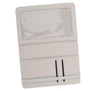 HORIALENCE Porte-Passeport Multifonction en Cuir PU Blanc Et Gris, Étui à Passeport Compact Et Léger, Titulaire De Carte De Voyage pour Documents Essentiels, Accessoires De Voyage Pratique