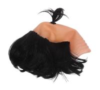 HORIALENCE Postiche de Chevalier Chauve Parodique Accessoire de Cosplay Original pour Soirées Costumées, Carnavals et Jeux de Rôle Postiche Samouraï Amusant pour Adultes