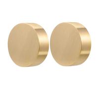 HORIALENCE Presse-papiers Rond en Laiton Massif 4 Cm, Poids Lourd Anti-Vent, pour Calligraphie Et Peinture Au Pinceau, Accessoire Bureau Et Événements en Plein Air, pour Artistes Et Étudiants