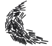 HORIALENCE Recharge D'encre pour Stylo-plume Noire Effaçable 100 Pièces Grosse Capacité pour Bureau et Fournitures Scolaires, Recharge Multi-usages Compatible Écriture Fluide et Calligraphie