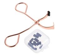 HORIALENCE Recourbe-cils de petite taille en métal avec coussinets de rechange, maintien durable toute la journée, conçu pour maquillage précis au coin des cils