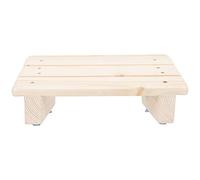 HORIALENCE Repose-Pieds en Bois Ergonomique Marchepied Confortable Support Pratique pour Bureau pour Détente et Confort à