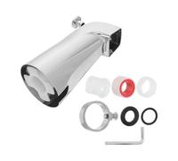HORIALENCE Robinet de Bain et Compatibilité en Alliage de Zinc Argenté avec Installation Facile pour de Rénovation de Salle de Bain