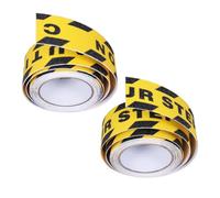 HORIALENCE Ruban de Sécurité Antidérapant Pvc Noir et Jaune 2pcs pour Sols Intérieurs et Extérieurs, Ajoute de L'adhérence et Prévient les Chutes