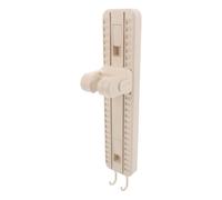 HORIALENCE Support de pommeau de douche à ventouse | Support mural de salle de bain réglable | Conception coulissante pour un réglage facile de la hauteur, idéal pour les personnes âgées (Beige)