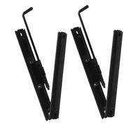 HORIALENCE Système De Glissement pour Siège Auto Kit 2 Paires Réglable en Fer Rails De Siège Installation Véhicule Karting Confort Conduite