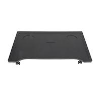 HORIALENCE Table avec Porte-gobelet Arrière en Plastique Léger pour Fauteuil Roulant Pliable Accessoire de Plateau pour Repas en Intérieur et Extérieur