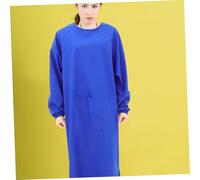 HORIALENCE Tablier Étanche et Huile à Manches Longues pour Femme Blouse de Cuisine Résistante Aux Éclaboussures Facile à Porter et Entretenir pour Nettoyage