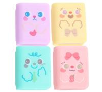HORIALENCE Taille-crayons Manuel Scolaire 4pcs en Plastique, Pratique et Facile à Transporter, pour Étudiants et Garçon et Filles Lors des Études Travail Plusieurs styles