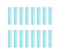 HORIALENCE Tubes à Eau Étanches en Plastique Bleu pour Fleurs Lot de 20 Bouchons en Caoutchouc Conservation des Fleurs Fraîches L'arrangement Floral