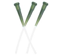 HORIALENCE Tuyaux d'alimentation en Plastique Vert Outil Facile à Nettoyer Odeur Lot de 3 pour Oiseaux et Perroquets pour Nourrir Jeunes Oiseaux