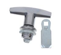 HORIALENCE Verrou De Poignée En t Robuste En Alliage De Zinc, Serrure De Porte D’armoire Sans Clé, Pour Panneau Électrique Et Coffret, Installation Facile, Usage Industriel Et Camping-car,